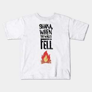 Shaka, When The Walls Fell Kids T-Shirt